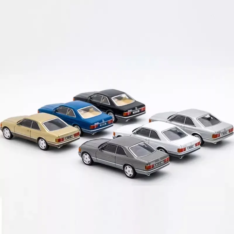 DCT 1/64 Mercedes Benz 500SEC Car Alloy Toys Motor Vehicle Diecast Metal Model Kids Xmas Gift Toys for Boys 2