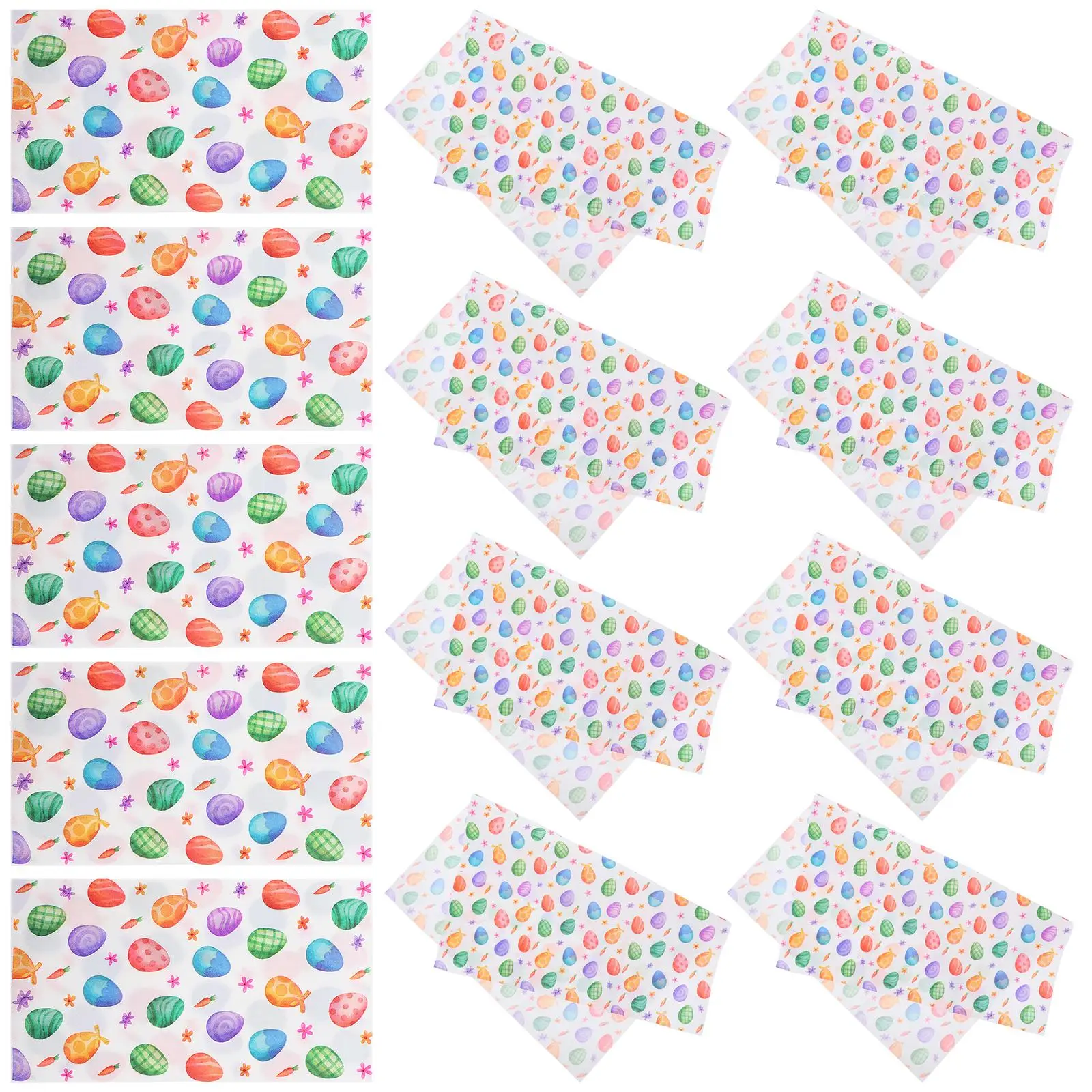 20 Pcs Disposable Paper Napkins Easter Party Supplies Decorative Tableware Holiday Print Napkin Egg Festive Serviettes