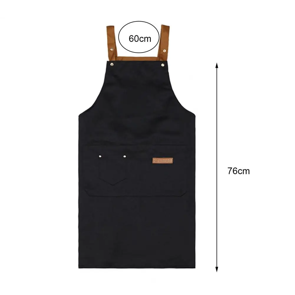 Kitchen Apron With Pocket Adjustable Strap Design Waterproof Anti-fouling Cleaning Apron Cooking Pinafore Home Kitchen Supplies