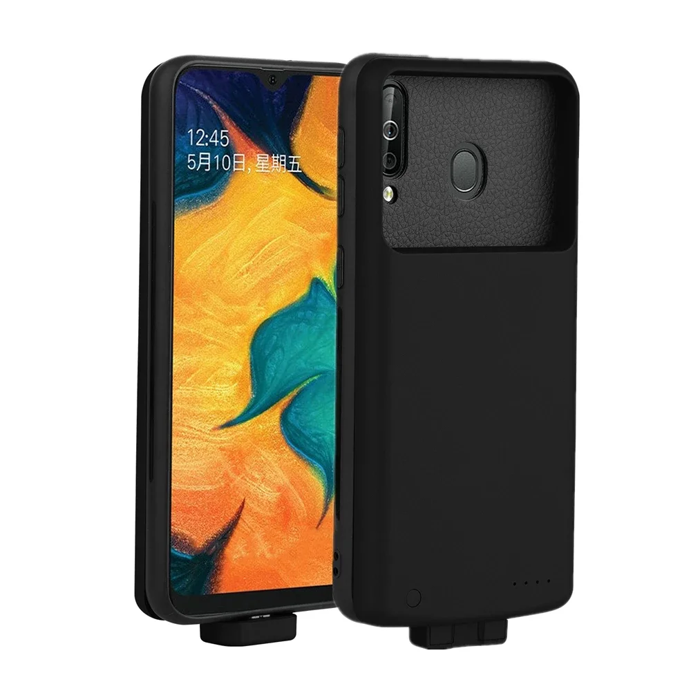 충전기 커버 삼성 갤럭시 M30 5G 배터리 케이스, 5000mAh 마그네틱 보조베터리 충전 커버, 삼성 M30 보조배터리 케이스