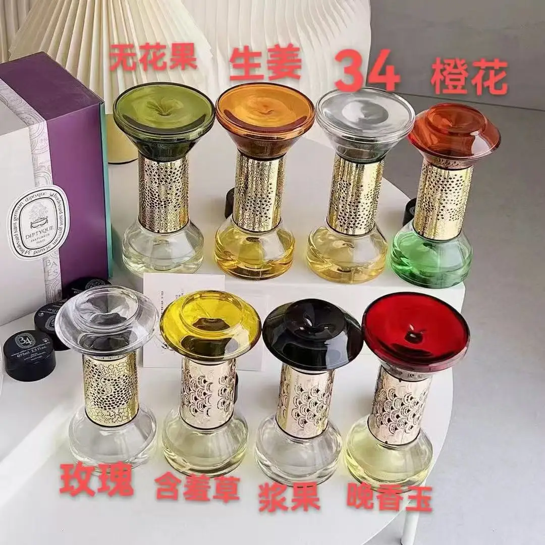 75ml Time Hourglass Aromatherapy No.34 Fireless Aroma Set Bedroom Fragrance Gift Box Air Home Decoration Valentine Gifts