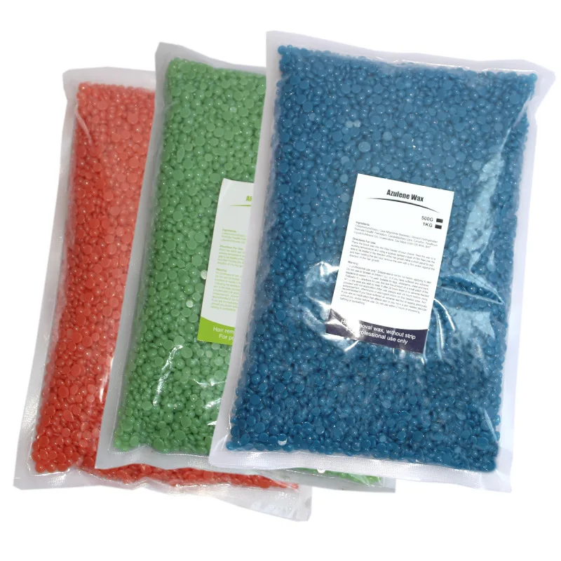 500g Depilatory Wax Beans Hot Film Hair Removal Hard Wax Beans Bikini Face Hair Legs Arm Hair Removal Wax