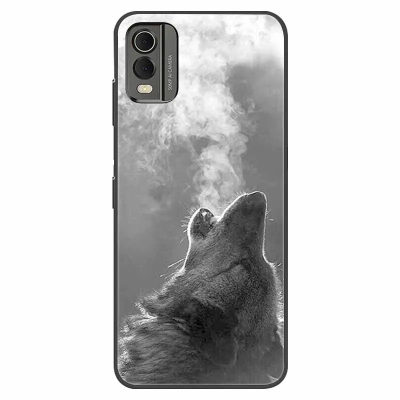 Shockproof Soft Silicone TPU Back Cover with Cute Cartoon Design