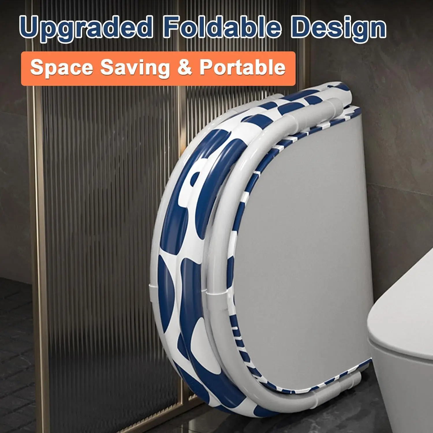 Foldable Ice Bath Tub Portable Bathtub for Adults Installation-free Soaking Bath Tub Eco-Friendly Shower Bathing Hot Water B