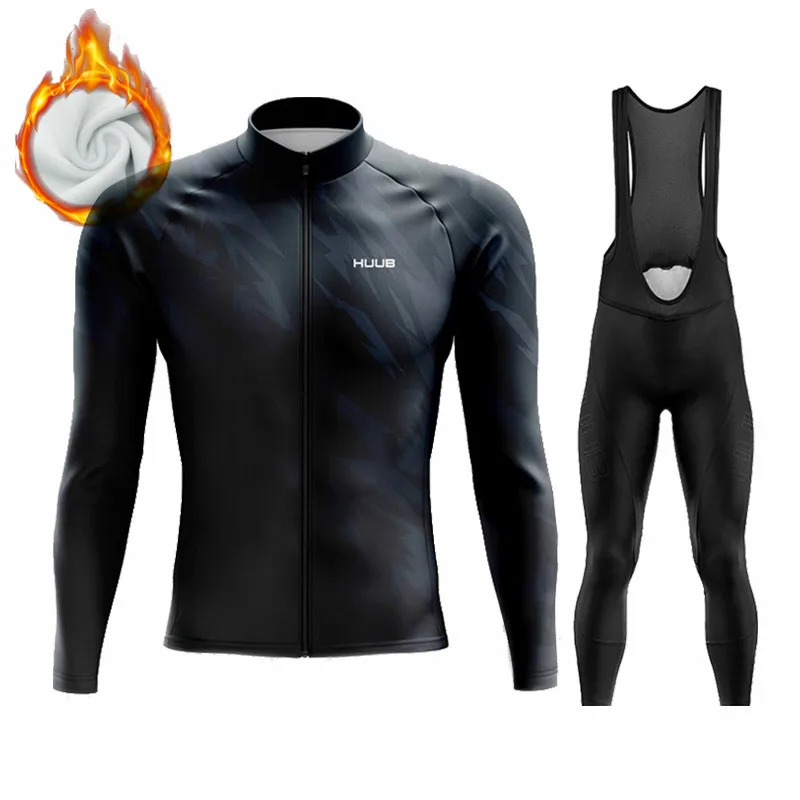 Men's Winter Thermal Cycling Suit Men's Cycling Jersey Set Winter