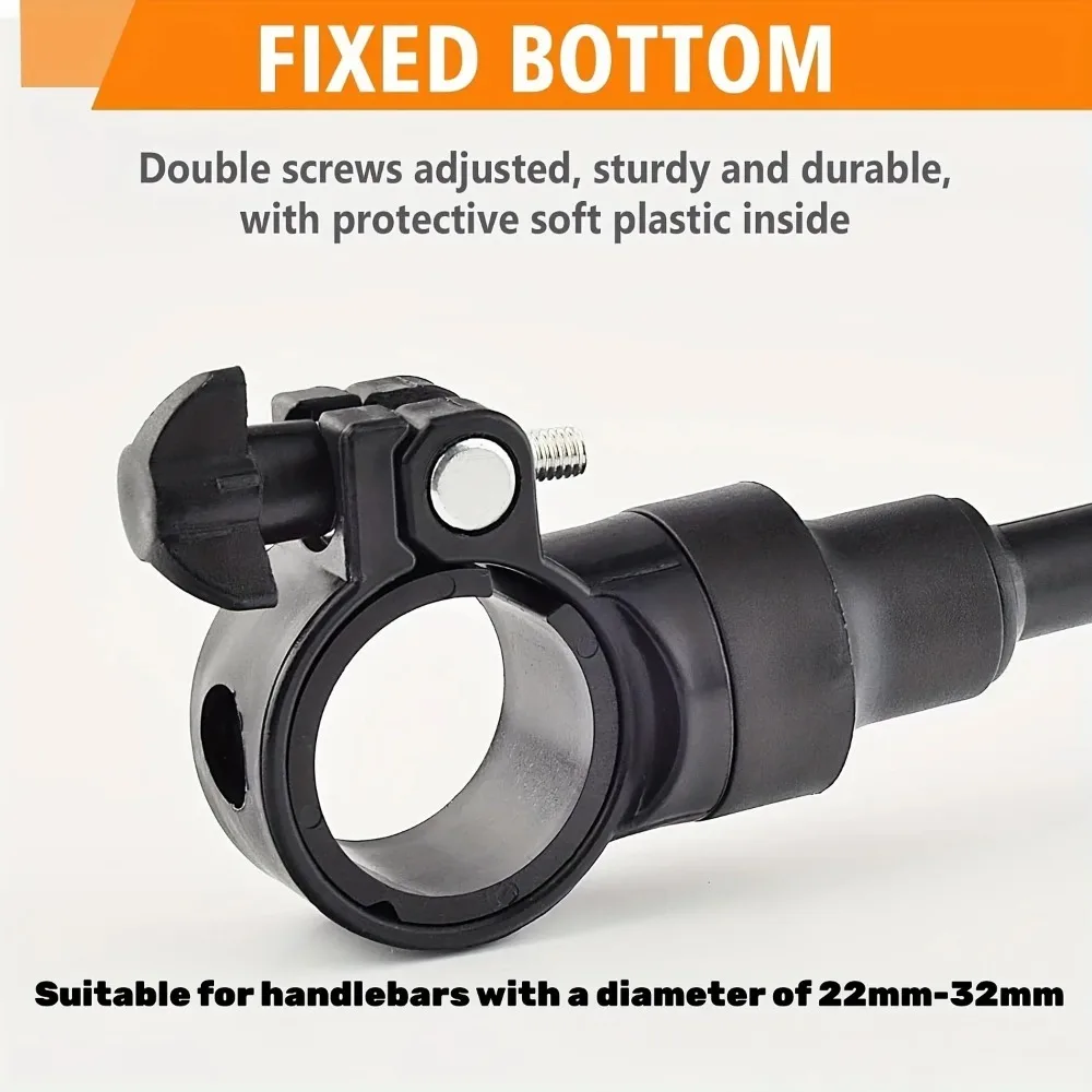 자전거 미러 박스형 자전거 핸들바 백미러 회전 가능 조절 가능 광각 후방 보기 충격 방지 미러 자전거 액세서리