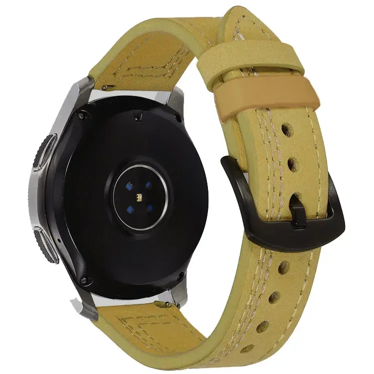 Premium Leather Watch Band - Elegant Strap in 20mm/22mm Options