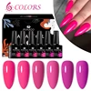 MSRUIOO 8ml Sparkly Rose Red Pink Gel Nail Polish Nail Supplies Vernis Semi Permanent Nail Art Varnish Manicure Soak Off UV Gel 1