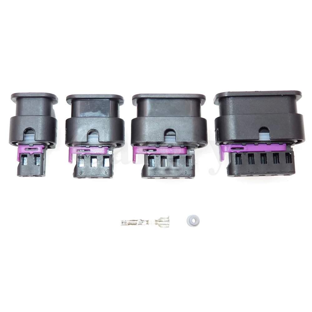 AC Assembly Car Pressure Sensor Wiring Socket 1 Set 2/3/4/5P 4F0973702 4F0973703 4F0973704 4F0973705 For VW