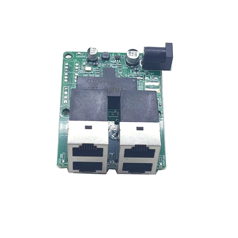 네트워크 스위치 허브 PCB 모듈 보드, 시스템 통합 모듈용 고속 스위치, 미니 4 포트 이더넷 스위치, rj45, 10 mbps, 100mbps