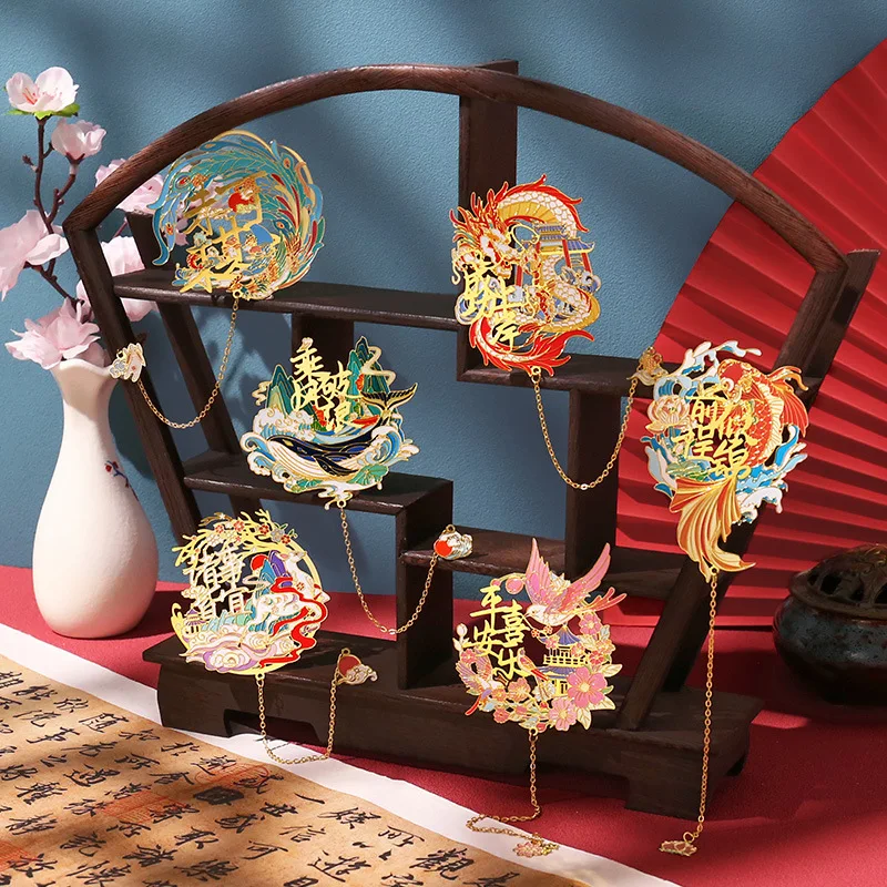 

Antique bookmarks Chinese style features small gifts explosions national style small objects exquisite girls. cute stationery