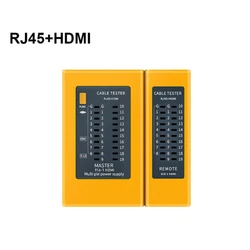Multifunctional Network Cable Tester and Wire Line Finder for Industrial Control Elements (Orange)