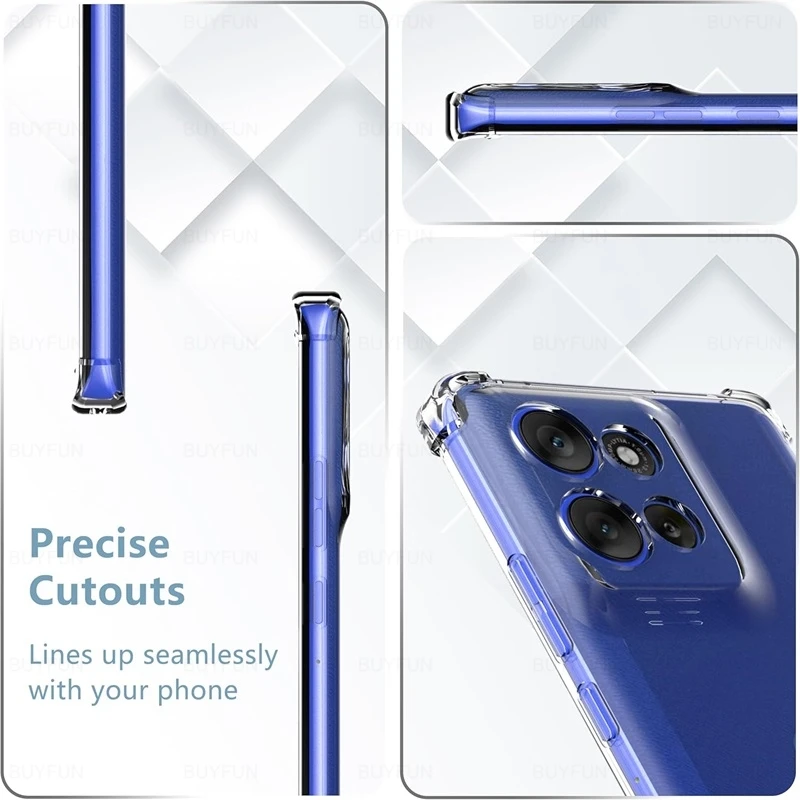 Clear Crystal Shockproof TPU Soft Case - Transparent Protective Cover