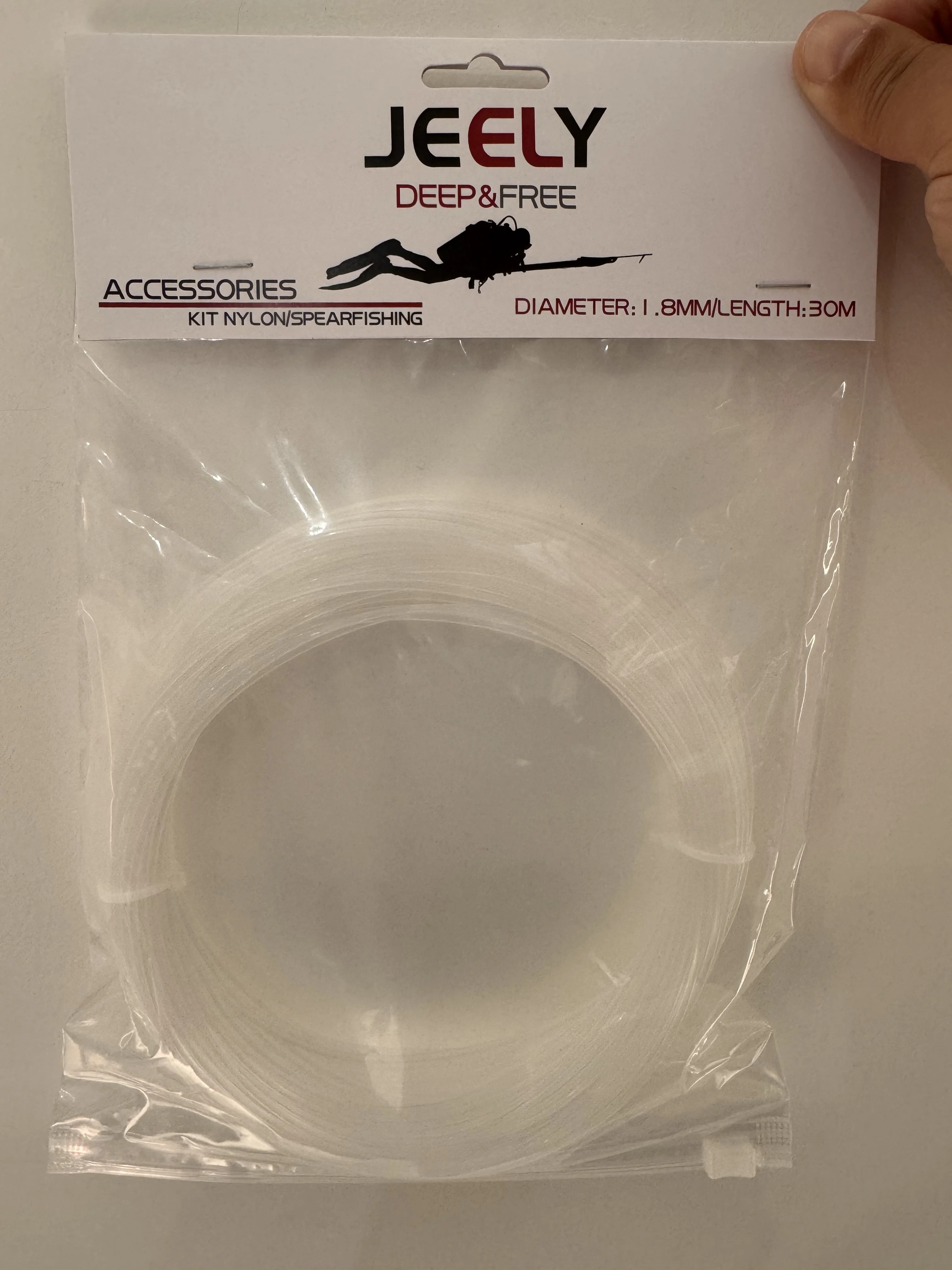 Durable Nylon Monofilament Fishing Line - 30M Hank Pack