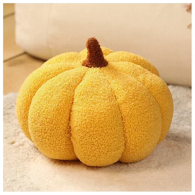 20cm Halloween Plush Cute Colourful Pumpkin Pillow Toys Teddy Fluffy Vegetable Cushion Macaroon Colour Home Decoration Halloween