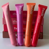 Rhode Makeup Cheek Blush Cream Blusher Stick Lip Gloss Phone Case For iPhone SALTY TAN PEACH Pit Ribbon Espresso Lipstick INS 1