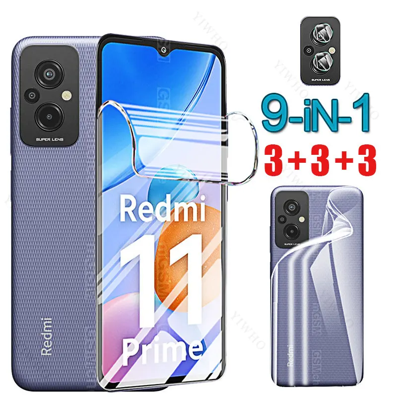 Pellicola Idrogel Hd Per Xiaomi Redmi 11 Prime 5G Pellicola Salvaschermo In Vetro Per Fotocamera Per Redmi Note 11 Prime 11 Prime 6.58 "22071219Ai