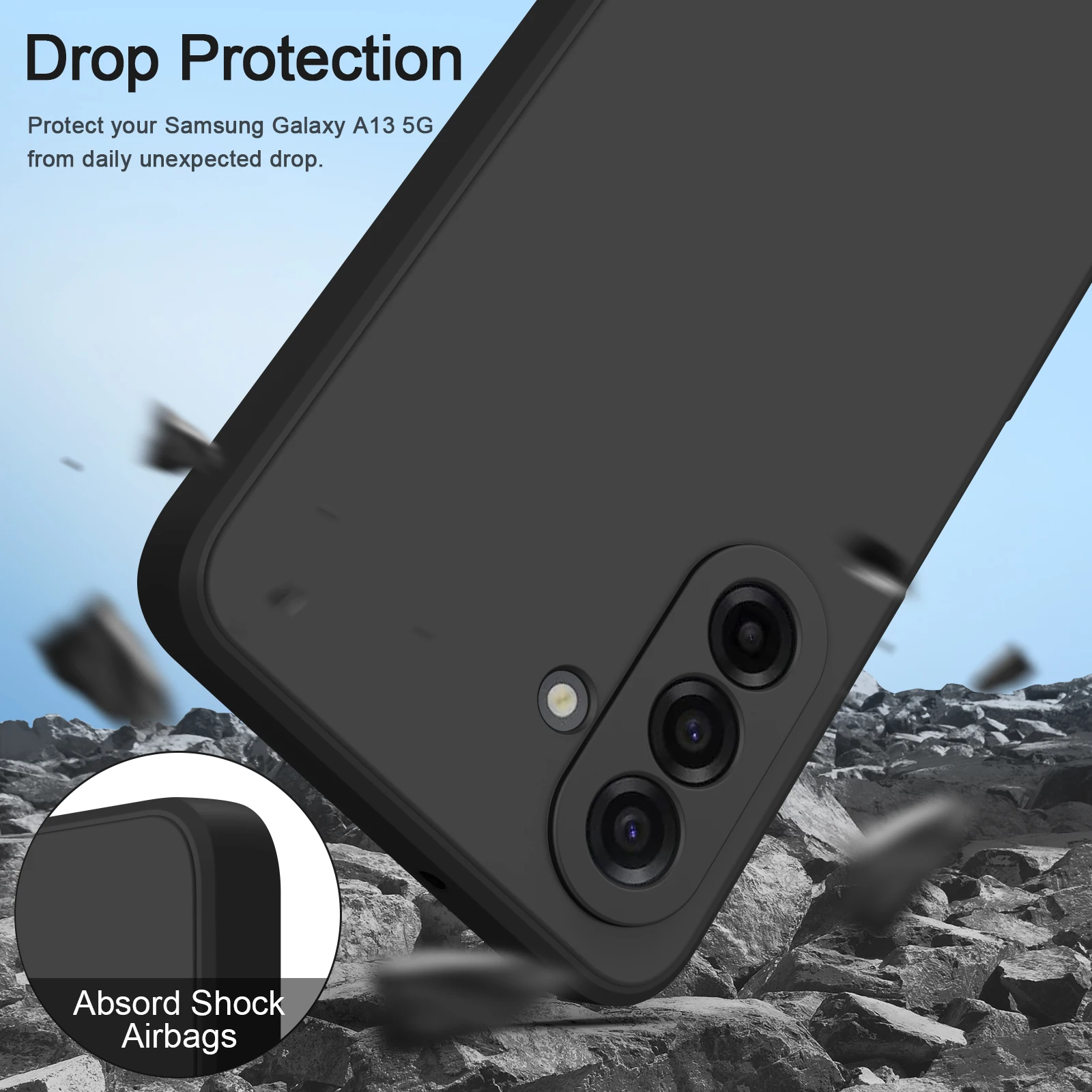 Soft Silicone Shockproof Phone Cover - Enhanced Protection Case