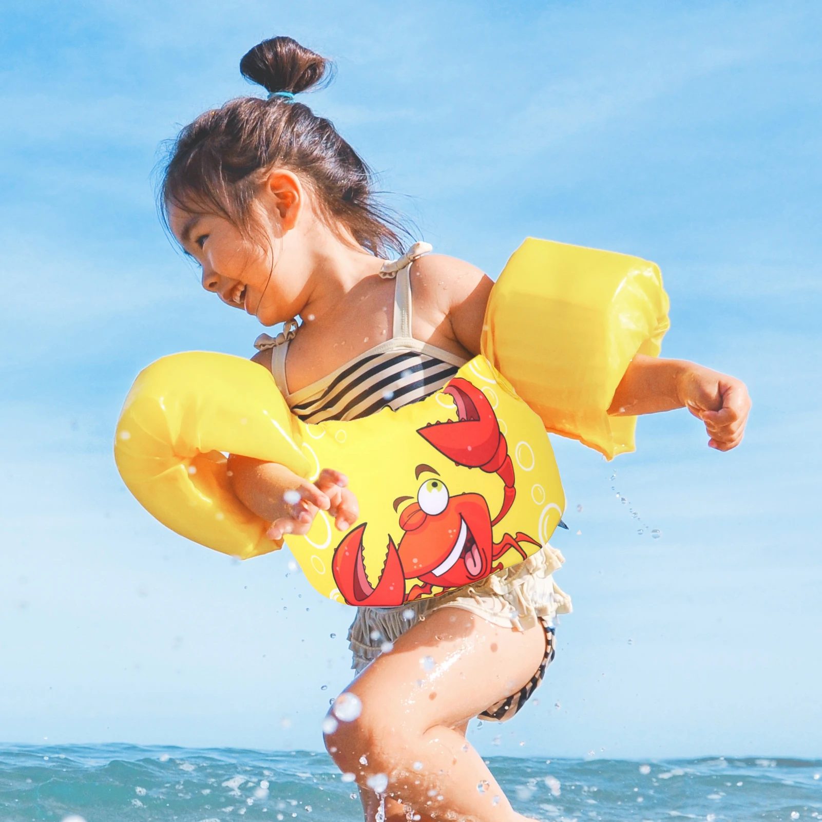 Toddler Swim Vest Pool Floats With Cute Cartoon Pattern For 2 To 6 Years Old Boys And Girls Life Vest For Children Puddle
