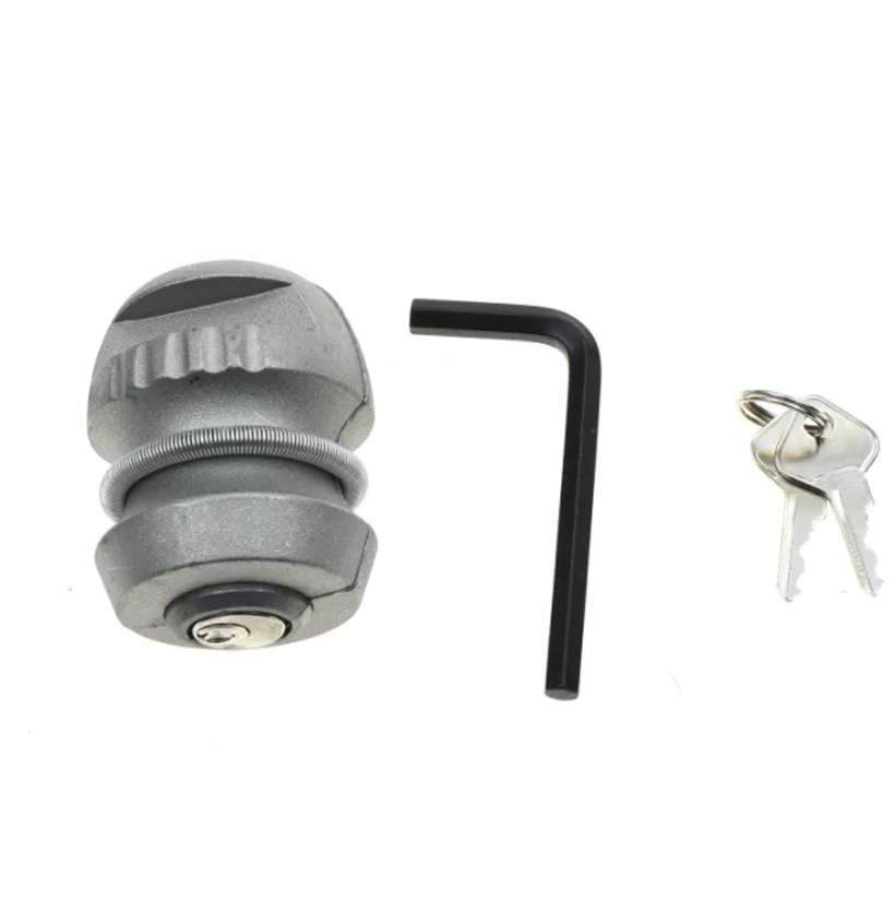 Universal Zinc Alloy Trailer Coupling Lock Hitch Ball Lock Anti Theft Device For Caravan Tow Rv Car Lock Trailer Accessories zinc alloy engine start button covers rotary car start button covers and push to start accessories for automobile engines