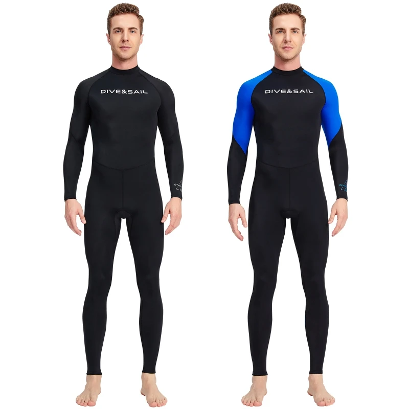 Adult Long Sleeves Diving Surfing Wetsuit Men Keep Warm Swimwear Diving Suit Nylon Wetsuit Snorkeling Body Suits