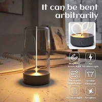 Cordless Table Lamp Magnetic Filament Movable Minimalist Table Lamp With 3 Levels Touch Dimmable Rechargeable Nightstand Lights 2