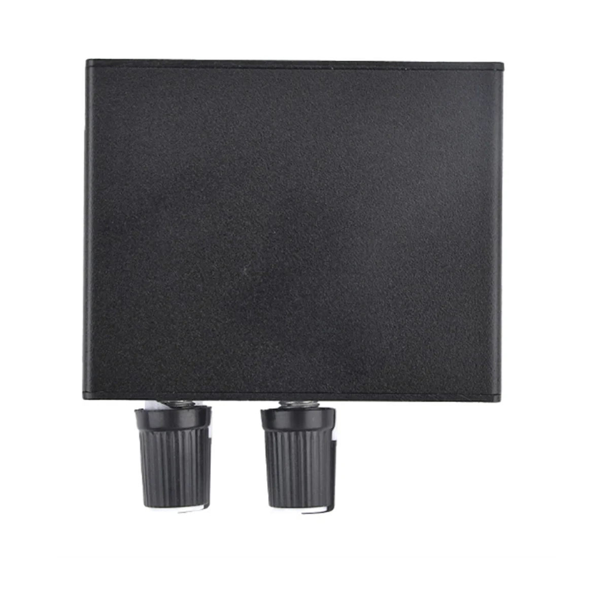AU-202 2 Input 2 Output Stereo Mixer Audio Distributor for Headphone External Power AMP Volume Alone Control audio speaker