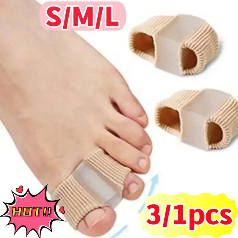 

1Pcs Thumb Finger Correction Straightener Silicone Toe Spreader Separator Bunion Hallux Valgus Corrector Foot Care Tool