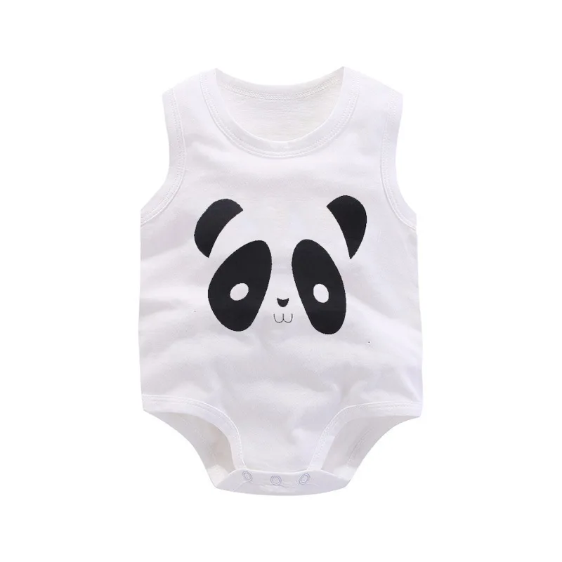 cheap baby bodysuits	 Newborn Baby Boys Girls Cartoon Cotton Bodysuit Infant Baby Bag Fart Sleeveless Vest Jumpsuit Summer Thin Penguin Pajamas Outfit best Baby Bodysuits Baby Rompers