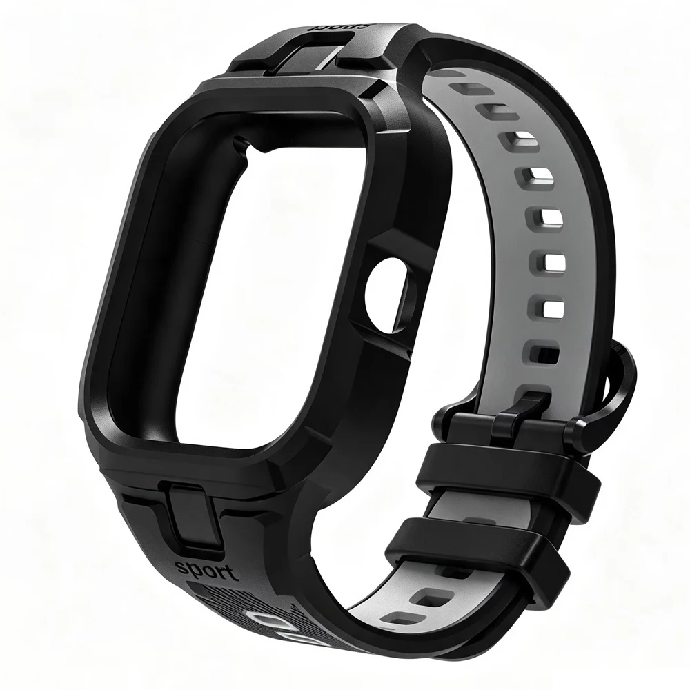 Silicone Sports Band with Integrated Cover - Premium Strap