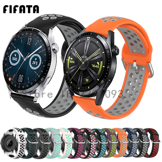 Silicone Armband GT4 für Huawei Watch GT 4 41mm 46mm GT 2 42mm 3 Pro Band  Strap