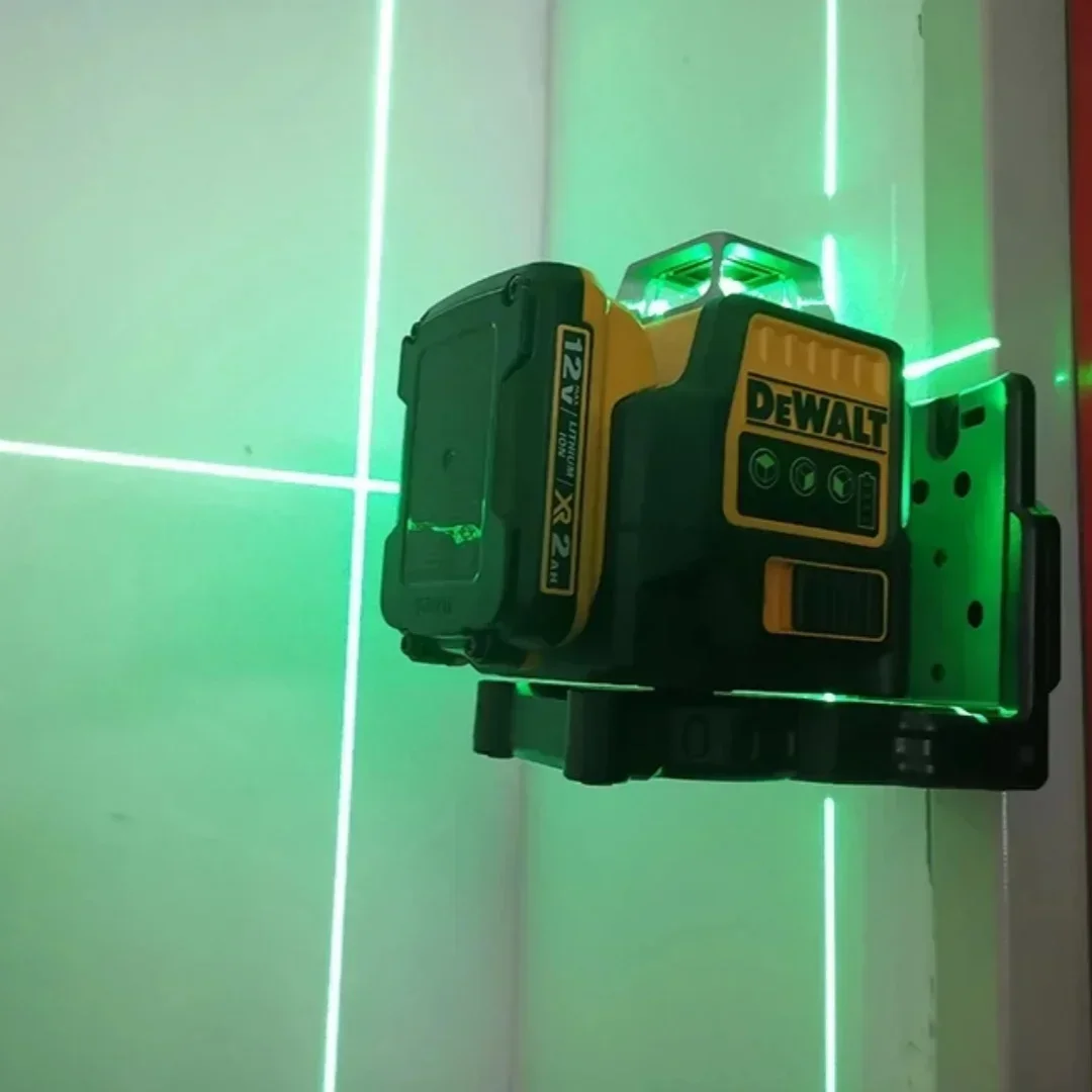 Dewalt DW089LG 12v 12 Line Laser Level Unit 3 Sides*360 Degree Vertical Self Levelling Green Professional Laser Level 6