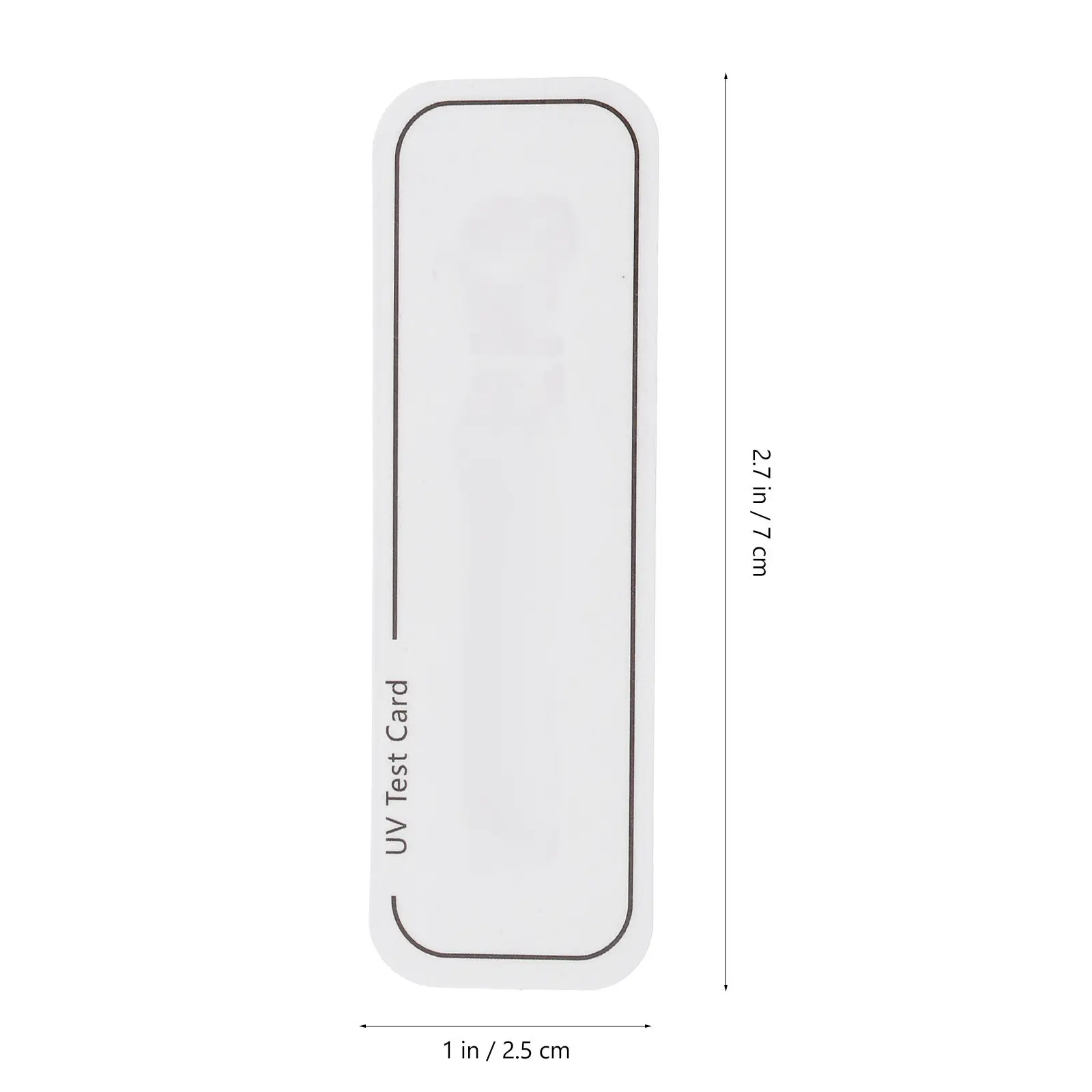 10Pcs Uv 테스트 카드 가정용 캐비닛 상자 소독 표시 카드 식별 카드에 대한 전문 PVC Uv 라이트 테스트