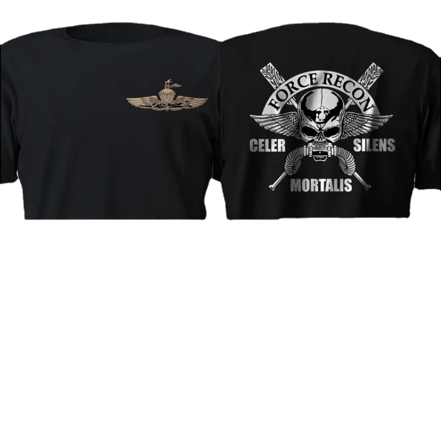 Recon Naval Seals camiseta de la fuerza de reconocimiento del Cuerpo de  Marines Camiseta de algodón para hombre, camisa de manga corta con cuello  redondo, S-3XL - AliExpress, image size:900x900
