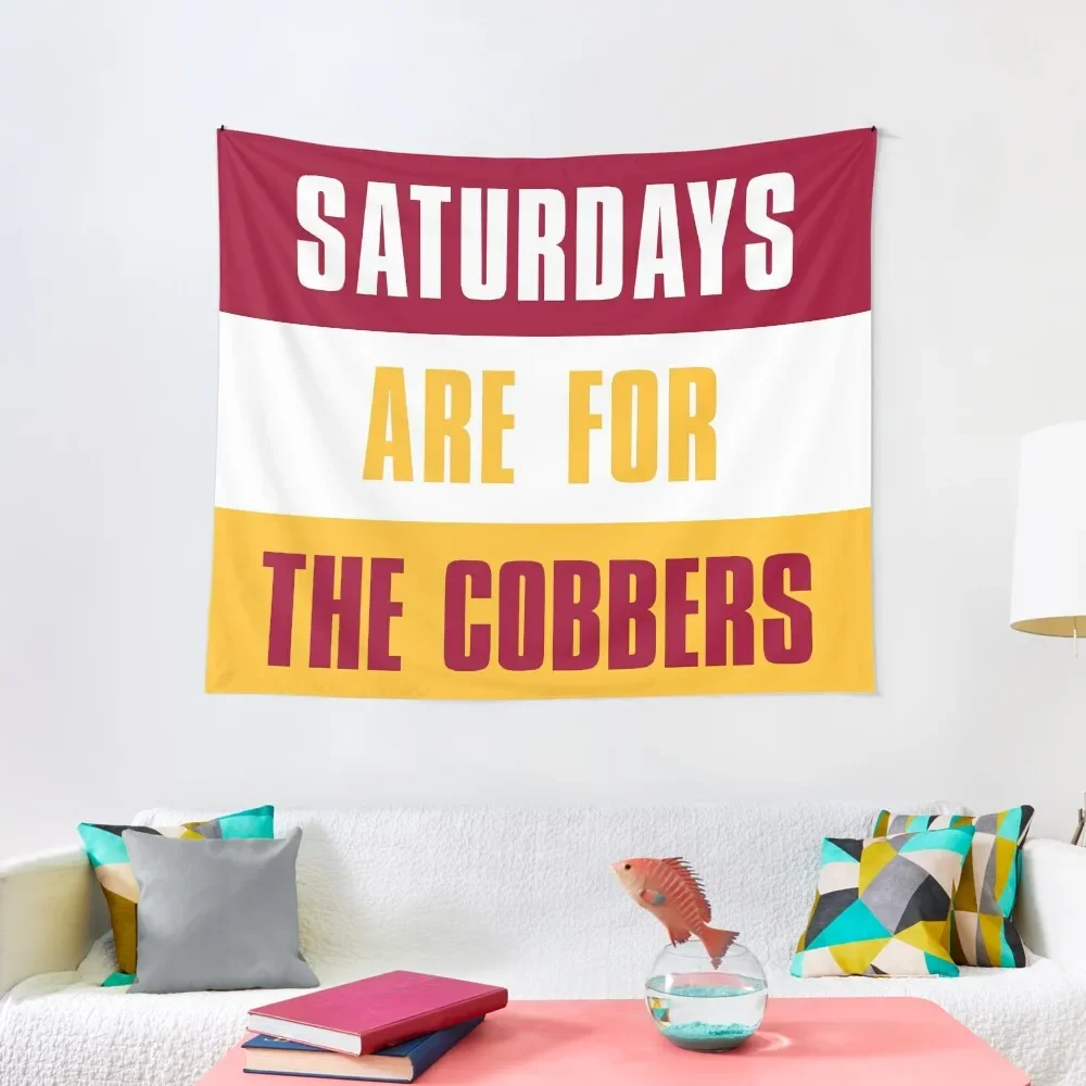 

Saturdays are for The Cobbers, Concordia College Tapestry Outdoor Decor Wall Tapestries Tapestry