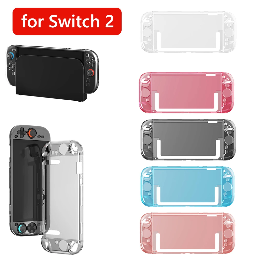 Crystal Clear Protective Shell Cover for Nintendo Switch - Anti-Scratch Hard Case