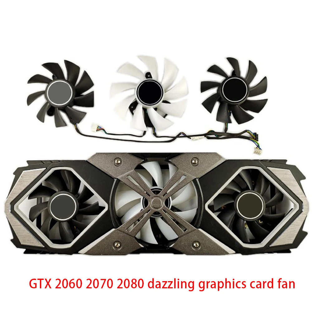 

For Gainward RTX 2060 2070 2080 2080Ti SUPER OC Graphics Card Cooling Fan