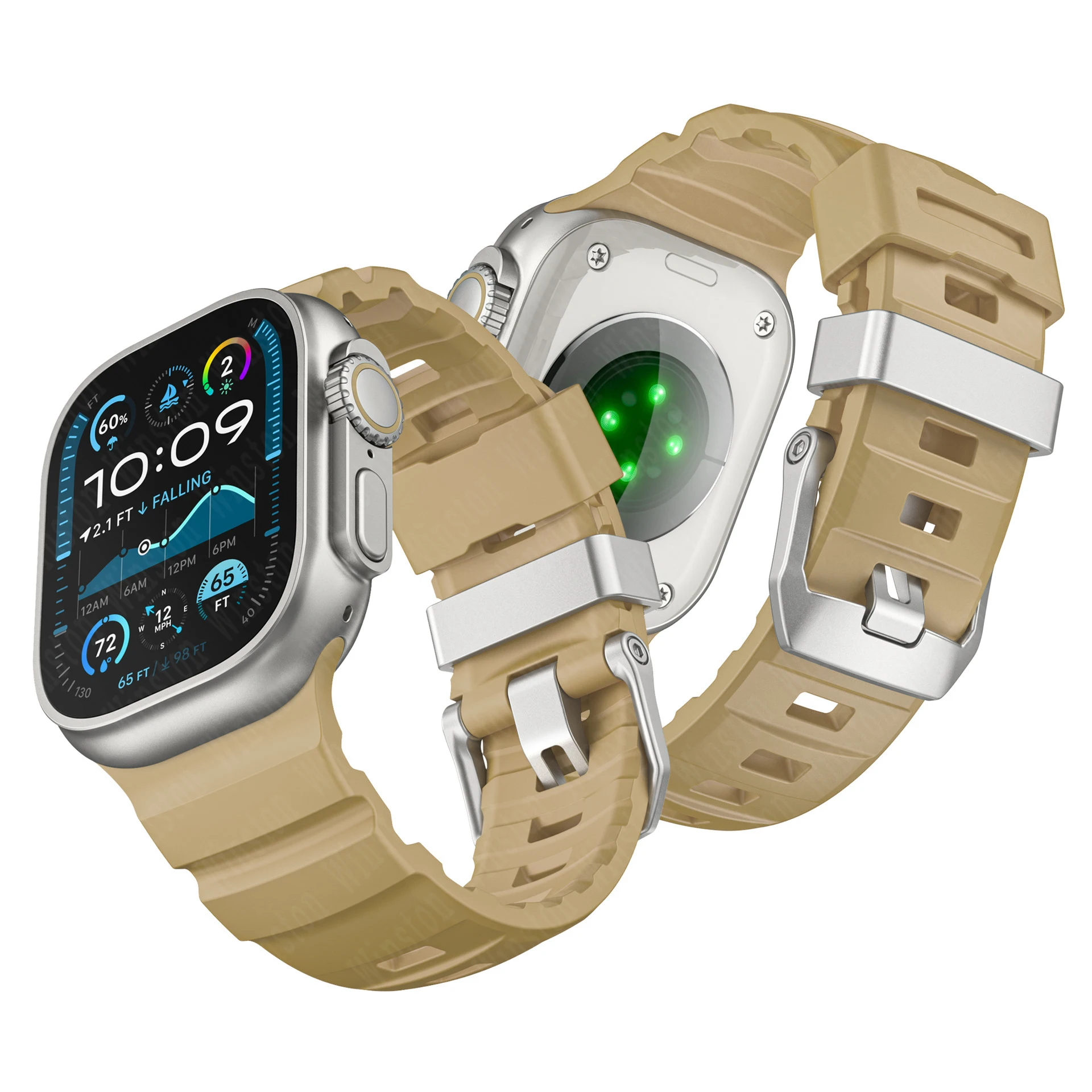 Fluorescent Silicone Sport Band Bracelet