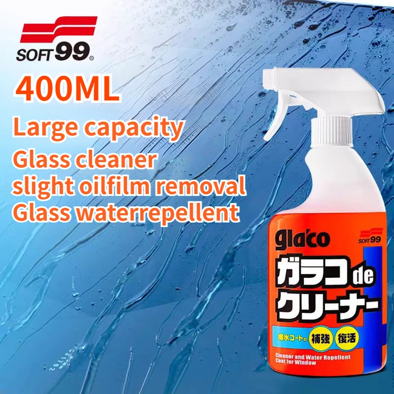 

400ml Soft99 Car Windshield Oil Film Removing Rain Repellent Car Glass Cleaning 3 in 1 Antirain Coating Anti-rain Treatment