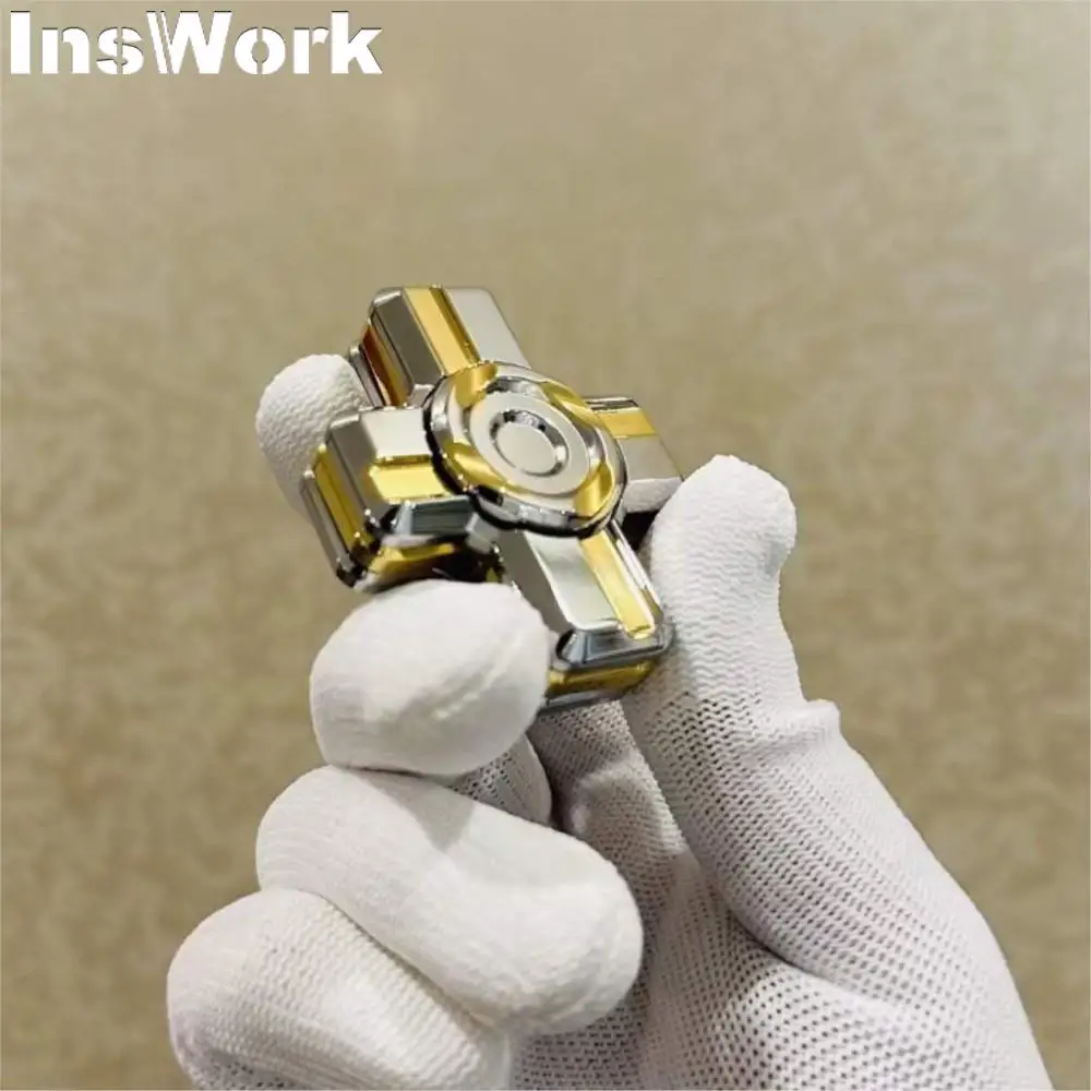 

TQ EDC Titanium Alloy Open Nail Fingertip Gyroscope Decompression Rotating Toys Fidget Spinner
