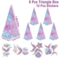 6pcs trlangle boxes