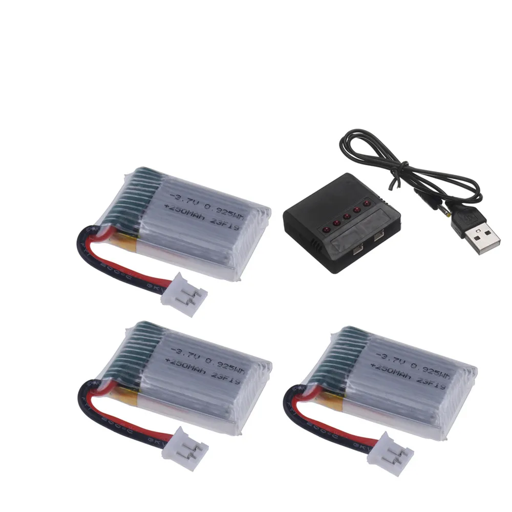 ตัวเลือกสินค้า แบตเตอรี่ลิโพ 3.7V 250mAh สำหรับโดรน E010-E013 และ Furibee F36