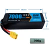 DXF 6S Lipo 22.2V 7000mAh 10000mAh 5200mAh Softcase Battery with XT60 EC5 XT90 for Car Truck Tank RC Buggy Truggy Racing Hobby 4