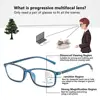 Retro Progressive Multi-Focus Reading Glasses For Men Women Anti-blue Light Near Far Presbyopia Eyeglasses 5