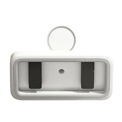 Rotatable Suction Cup Wall - Mounted Phone Holder with High Sensitivity and Easy Installation (White)