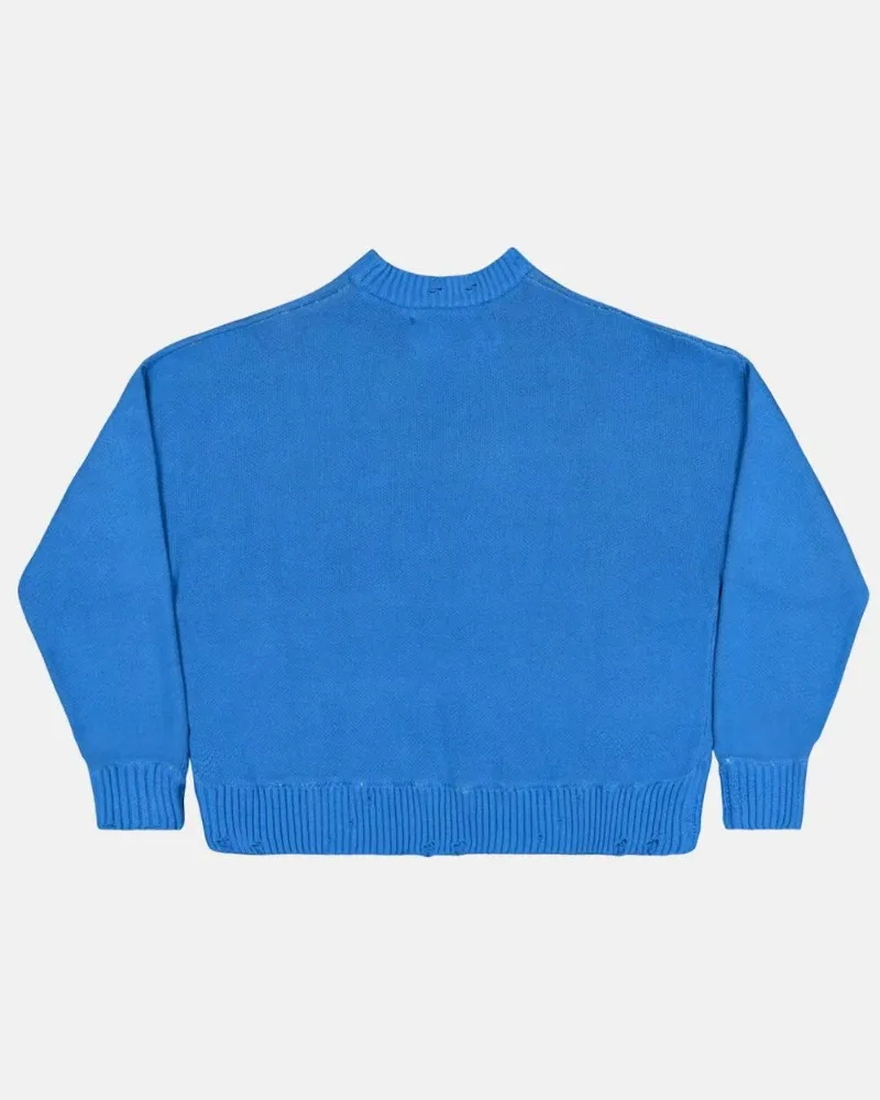 Goth Fashion Korean pullover for Men y2k Vintage High Street trend Loose knit top Streetwear Harajuku casual couple sweater 4