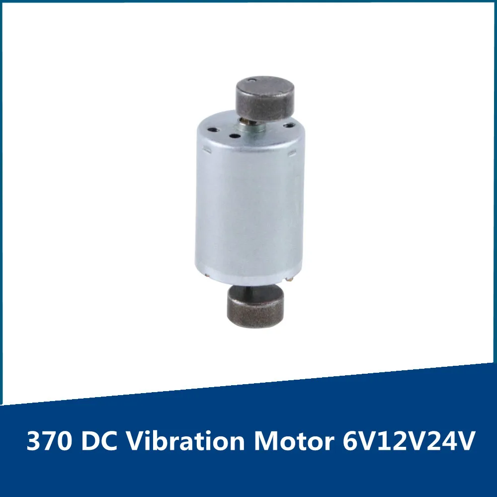 370 Dc Vibration Motor 6V 12V 24V Vibratore Ad Alta Frequenza Eccentrico Settore Circolare Velocità Regolabile Cw Ccw