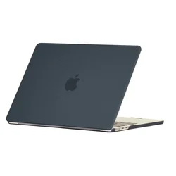 Sleek Matte Transparent Anti - Drop Laptop Case - Hard Protective Cover - A1706 A1989A2159 (Matte Black)