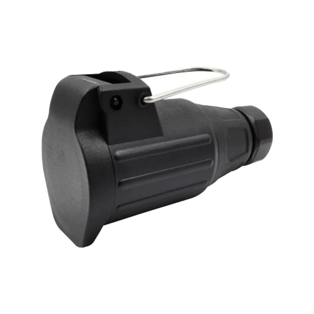 Prise Remorque 7 Broches Mâle ISO 1724 - 12V, étanche, Pour Voiture Et Caravane