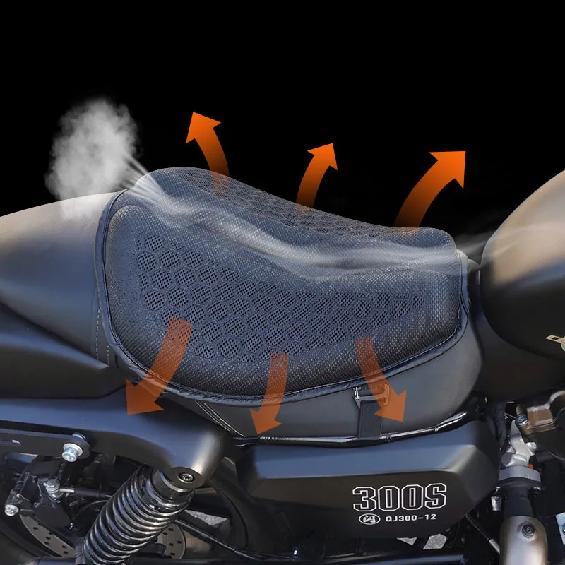 

Motorcycle Non-slip Seat Inflatable 3D Air Cushion Pressure Relief Riding Motorcycle Accessories, Universal Type